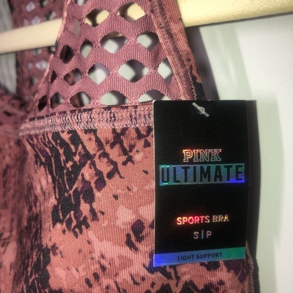 Pink VS Ultimate sports bra light support size small NWT - Picture 3 of 6